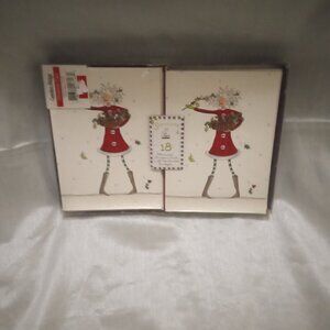 Vintage Christmas in July Sugarplumz whimsical cards w/envelopes